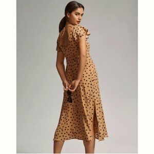 Maeve by Anthropologie Silk Polka Dot Dress – Size 6